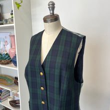 Charger l'image dans la galerie, Veste vintage sans manches tartan En plus Givenchy