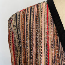 Charger l'image dans la galerie, Haut à encolure en V rayures verticales et paillettes Missoni