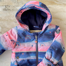Charger l'image dans la galerie, Manteau d'hiver rose arc-en-ciel Deux par Deux 12 mois