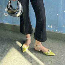 Charger l'image dans la galerie, Chaussures Bow Flat jaune Bibi Lou