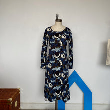 Charger l'image dans la galerie, Robe à fleurs bleues Laura Urbinati