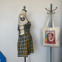 Charger l'image dans la galerie, Robe à carreaux Majorelle