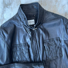 Charger l'image dans la galerie, Manteau en cuir Armani Collezioni