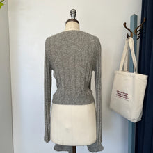 Charger l'image dans la galerie, Veste tricot gris Sarah Pacini