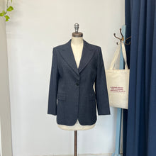 Charger l'image dans la galerie, Veston deux tons bleu en laine Judith & Charles