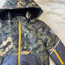 Charger l'image dans la galerie, Manteau d'hiver vert et dinosaures Deux par Deux 6 ans