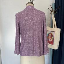 Charger l'image dans la galerie, Veston violet à sequins Amina Rubinacci