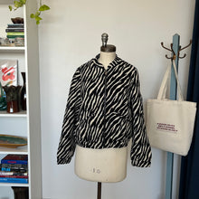 Charger l'image dans la galerie, Veste bomber jacket zébré Rino & Pelle