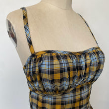 Charger l'image dans la galerie, Robe à carreaux Majorelle