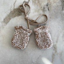 Charger l'image dans la galerie, Mitaines douces avec cordon Deux par Deux bébé molleton