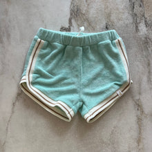 Charger l'image dans la galerie, Short turquoise en ratine Deux par Deux 6 ans