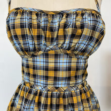 Charger l'image dans la galerie, Robe à carreaux Majorelle