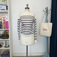 Charger l'image dans la galerie, Pull tricot en lin Naïf Montréal - Les Surcyclés 🪡