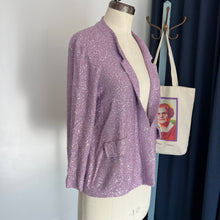 Charger l'image dans la galerie, Veston violet à sequins Amina Rubinacci