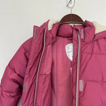 Charger l'image dans la galerie, Manteau d'hiver long rose Deux par Deux