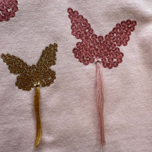 Charger l'image dans la galerie, Chandail avec appliqués en coton biologique Deux par Deux 6 ans