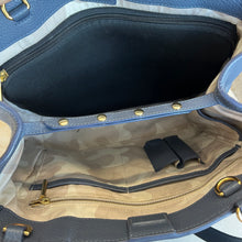 Charger l'image dans la galerie, Sac à main en cuir bleu Allyn Dagne Dover