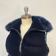 Charger l'image dans la galerie, Veste bleue sans manches Elie Tahari