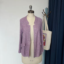 Charger l'image dans la galerie, Veston violet à sequins Amina Rubinacci
