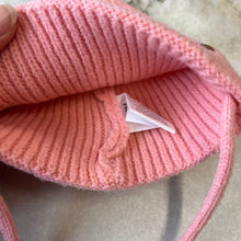 Charger l'image dans la galerie, Bonnet mi-saison rose avec cordons Deux par Deux