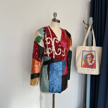 Charger l'image dans la galerie, Veste blazer à sequins vintage Jules of Margate