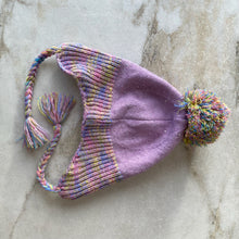 Charger l'image dans la galerie, Tuque hiver violet paillettes Deux par Deux
