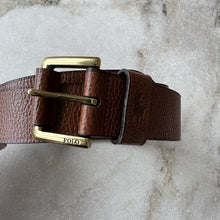 Charger l'image dans la galerie, Ceinture en cuir grainé Polo Ralph Lauren
