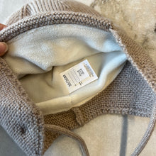 Charger l'image dans la galerie, Tuque tricot doublé avec oreilles et cordons pour enfant Deux par Deux
