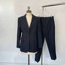 Charger l'image dans la galerie, Pantalon deux tons bleu en laine Judith & Charles