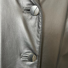 Charger l'image dans la galerie, Manteau en cuir Lavoie Morin cuir et fourrures