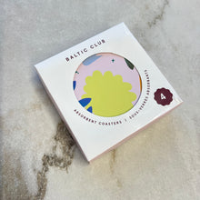 Charger l'image dans la galerie, Ensemble de sous-verres absorbants Pélagie Baltic Club