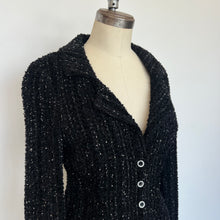 Charger l'image dans la galerie, Veston tweed noir et blanc Isabelle Elie Boutique