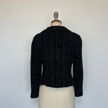 Charger l'image dans la galerie, Veston tweed noir et blanc Isabelle Elie Boutique