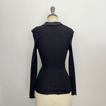 Charger l'image dans la galerie, Chandail dentelle et collet Oscalito