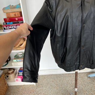 Manteau en cuir Chaps Ralph Lauren