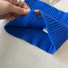 Charger l'image dans la galerie, Cache-cou mi-saison tricot bleu Deux par Deux
