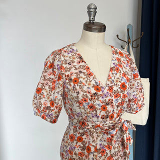 Blouse fleurie Cream