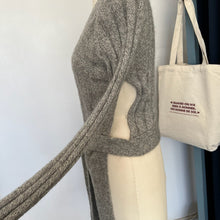 Charger l'image dans la galerie, Veste tricot gris Sarah Pacini
