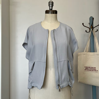 Veste bomber satin enver Beatrice