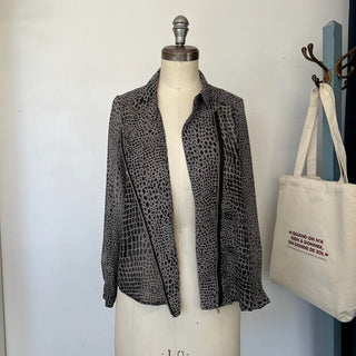 Chemisier imprimé animal The Kooples