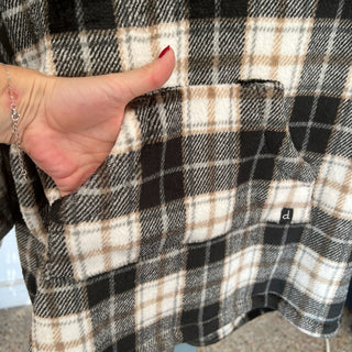 Couverture en peluche à capuche Deux par Deux 6/8 ans