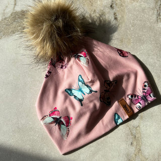 Tuque en jersey papillons Deux par Deux