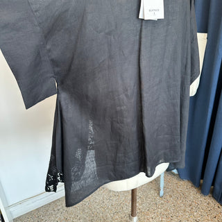 Chemise à manches courtes en lin Beatrice