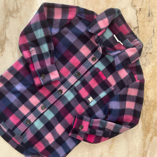 Veste chemise en polaire Deux par Deux 4 ans