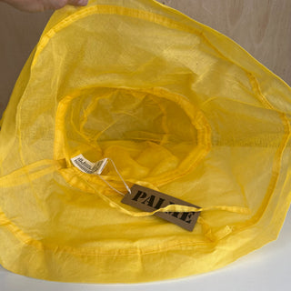 Chapeau en coton jaune Organdi Palme