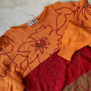 Chandail tricot vintage Escada