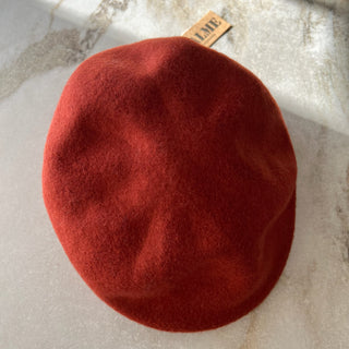 Chapeau béret en laine Palme