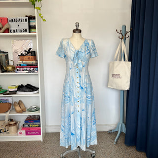 Robe en soie vintage Escada Margaretha Ley