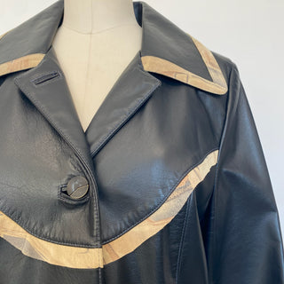 Manteau en cuir Lavoie Morin cuir et fourrures
