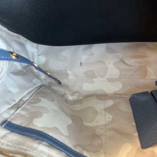 Sac à main en cuir bleu Allyn Dagne Dover